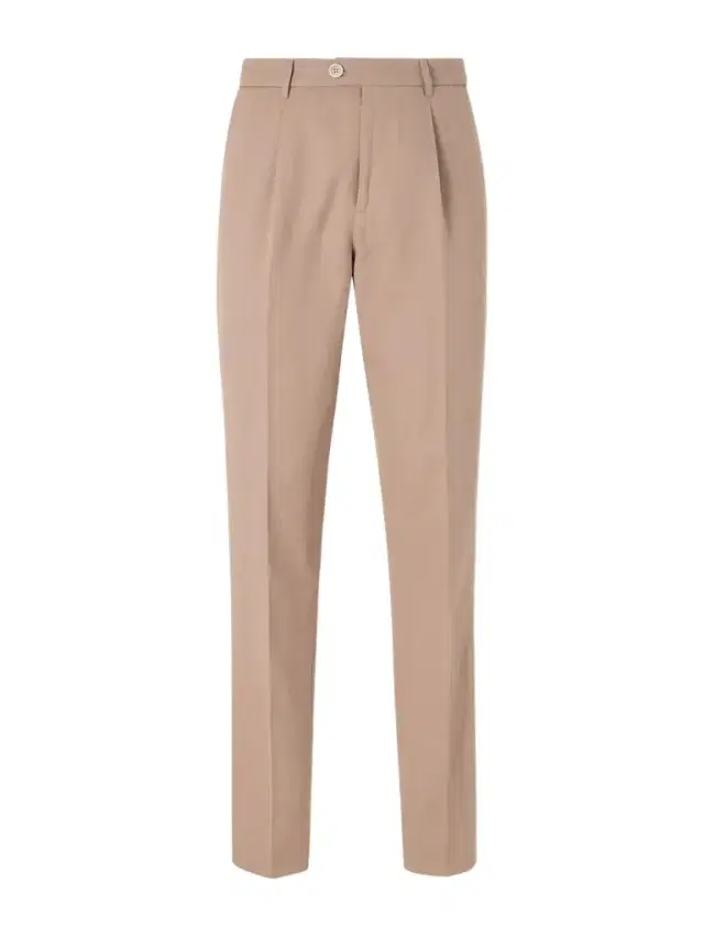 Brunello Cucinelli Straight-Leg Pleated Cotton and Linen-Blend Trousers - Men