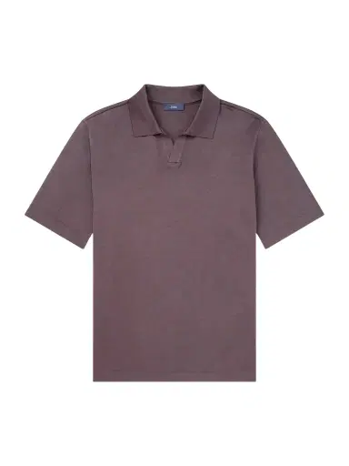 HERNO Open-Collar Cotton Polo Shirt - Men | Thumbnail 1 HERNO Open-Collar Cotton Polo Shirt - Men | Thumbnail 1