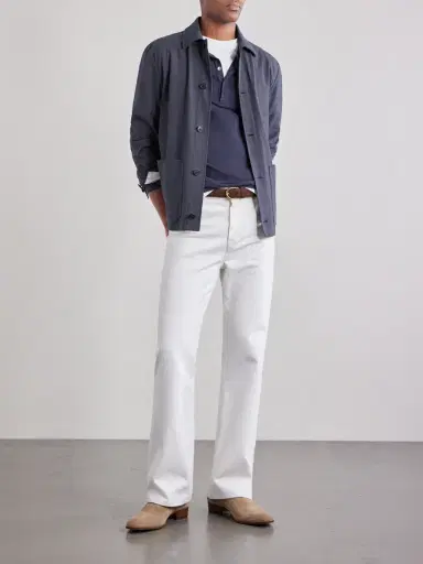 Slowear Cotton and Silk-Blend Seersucker Overshirt - Men | Thumbnail 2 Slowear Cotton and Silk-Blend Seersucker Overshirt - Men | Thumbnail 2