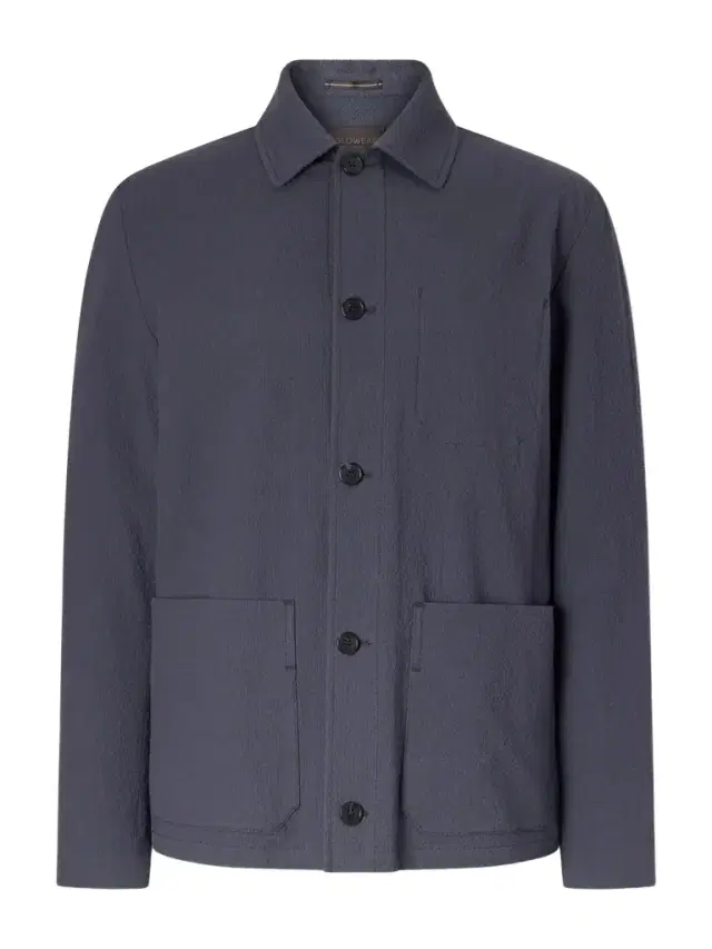 Cotton and Silk-Blend Seersucker Overshirt - Men