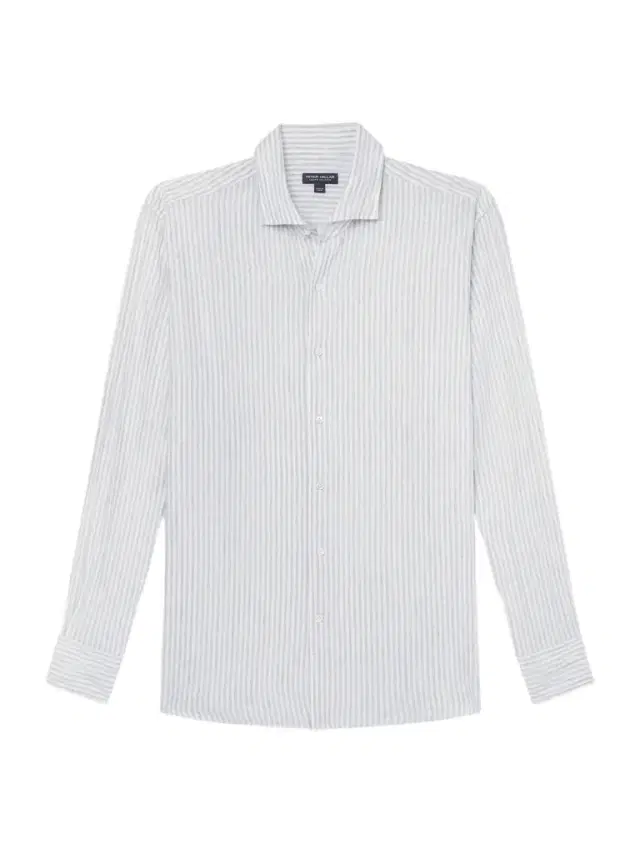 Peter Millar Astino Lino Striped Cotton Shirt - Men