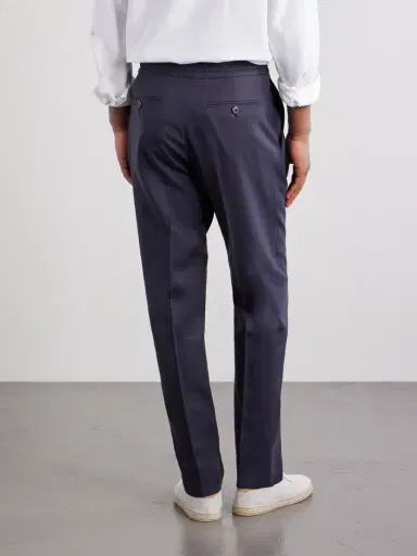 Zegna Straight-Leg Linen-Twill Trousers - Men | Thumbnail 4 Zegna Straight-Leg Linen-Twill Trousers - Men | Thumbnail 4