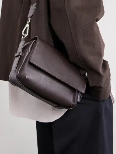 NN07 Port Small Leather Messenger Bag - Men | Thumbnail 6