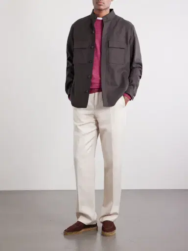 Zegna Linen Jacket - Men | Thumbnail 2 Zegna Linen Jacket - Men | Thumbnail 2