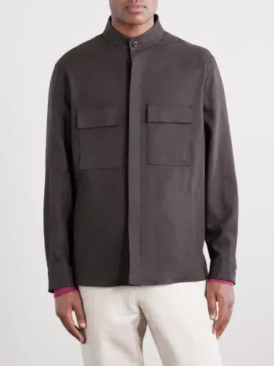 Zegna Linen Jacket - Men | Thumbnail 3 Zegna Linen Jacket - Men | Thumbnail 3