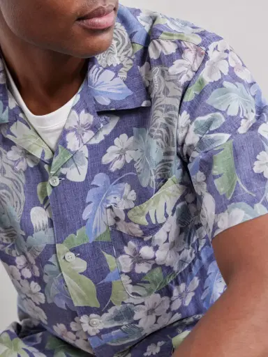Hartford New Palmito Printed Woven Shirt - Men | Thumbnail 5 Hartford New Palmito Printed Woven Shirt - Men | Thumbnail 5