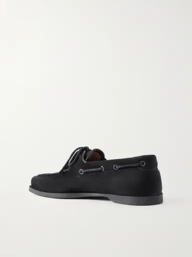 John Lobb Foil Suede Boat Shoes - Men | Thumbnail 4 John Lobb Foil Suede Boat Shoes - Men | Thumbnail 4