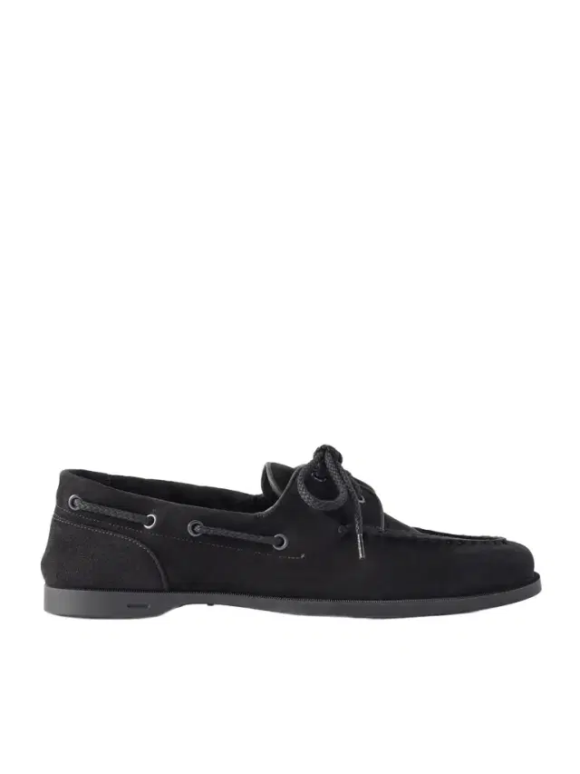 John Lobb Foil Suede Boat Shoes - Men