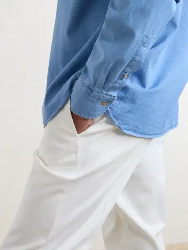De Petrillo Cotton-Chambray Shirt - Men | Thumbnail 5