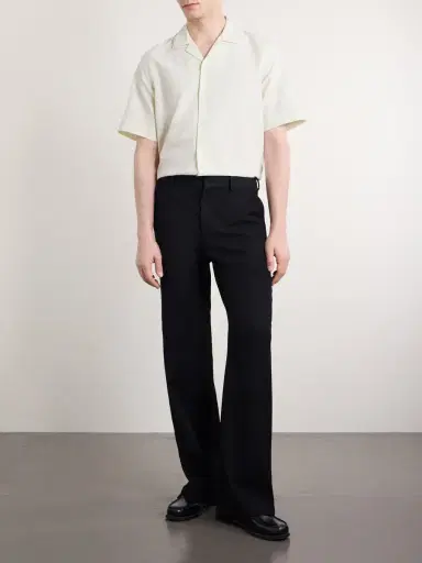 Paul Smith Camp-Collar Striped Cotton-Seersucker Shirt - Men | Thumbnail 2