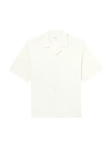 Paul Smith Camp-Collar Striped Cotton-Seersucker Shirt - Men | Thumbnail 1