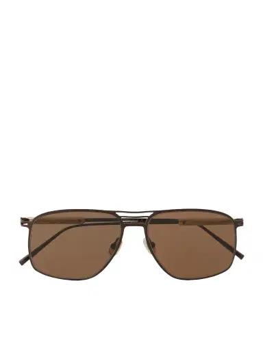 Brunello Cucinelli Aviator-Style Titanium Sunglasses - Men | Thumbnail 1