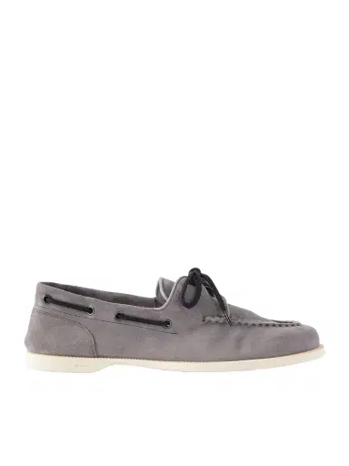 John Lobb Foil Suede Boat Shoes - Men | Thumbnail 1 John Lobb Foil Suede Boat Shoes - Men | Thumbnail 1