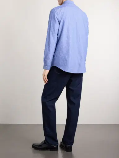 Paul Smith Striped Cotton-Seersucker Shirt - Men | Thumbnail 4 Paul Smith Striped Cotton-Seersucker Shirt - Men | Thumbnail 4