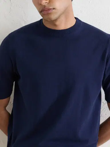 De Petrillo Knitted Cotton T-Shirt - Men | Thumbnail 5