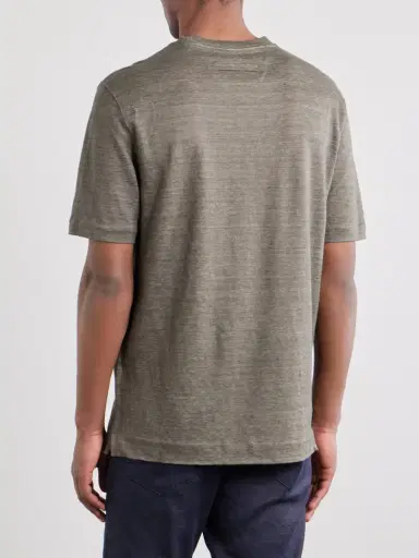 Zegna Oasi Knitted Linen T-Shirt - Men | Thumbnail 4