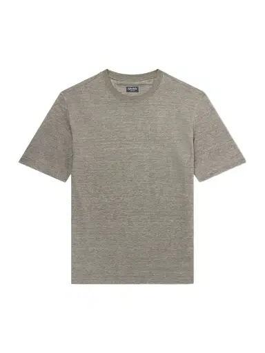 Zegna Oasi Knitted Linen T-Shirt - Men | Thumbnail 1