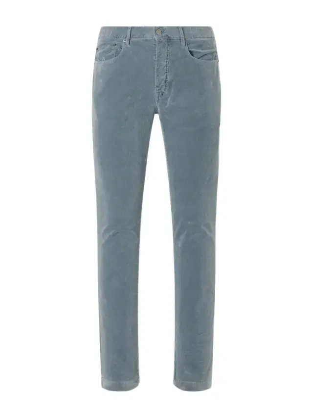 Alunga Straight-Leg Cotton-Velvet Five Pockets Trousers - Men