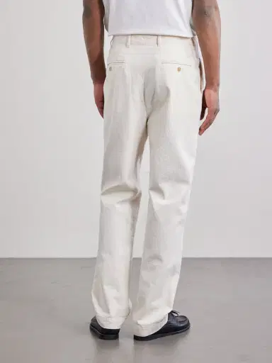 Hartford Trunk Straight-Leg Pleated Cotton Woven Trousers - Men | Thumbnail 4 Hartford Trunk Straight-Leg Pleated Cotton Woven Trousers - Men | Thumbnail 4