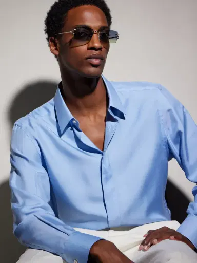 Cartier Eyewear Squared-Frame Metal Sunglasses - Men | Thumbnail 5