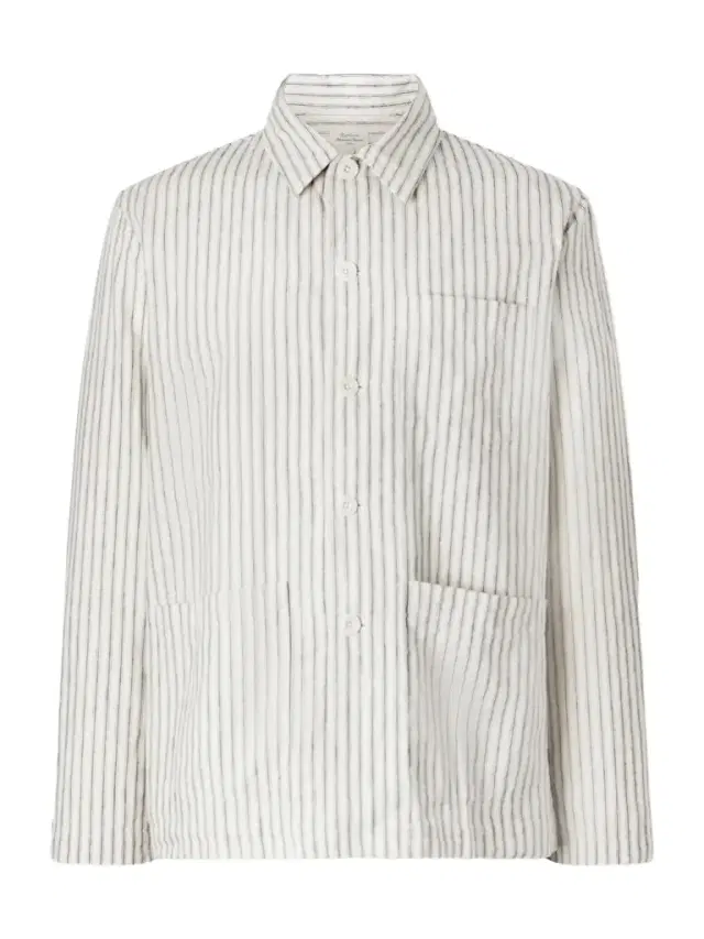 Perry Striped Linen and Cotton-Blend Woven Jacket - Men