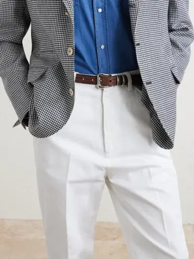 Brunello Cucinelli 2cm Croc-Effect Leather Belt - Men | Thumbnail 2