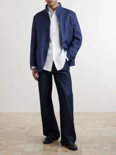 De Petrillo Linen Shirt - Men | Thumbnail 2 De Petrillo Linen Shirt - Men | Thumbnail 2
