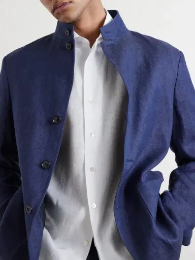 De Petrillo Linen Shirt - Men | Thumbnail 5 De Petrillo Linen Shirt - Men | Thumbnail 5