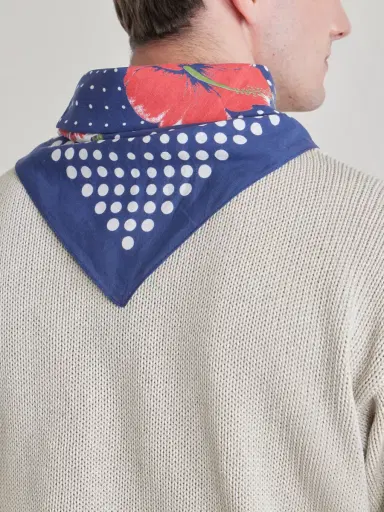 KAPITAL Fastcolor Selvedge Cotton Scarf - Men | Thumbnail 2