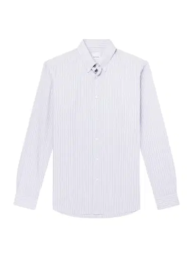 Paul Smith Button-Down Collar Striped Cotton-Poplin Shirt - Men | Thumbnail 1 Paul Smith Button-Down Collar Striped Cotton-Poplin Shirt - Men | Thumbnail 1