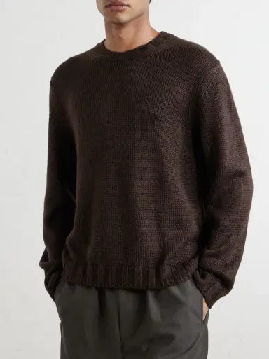 Saman Amel Gio Silk Sweater - Men | Thumbnail 3