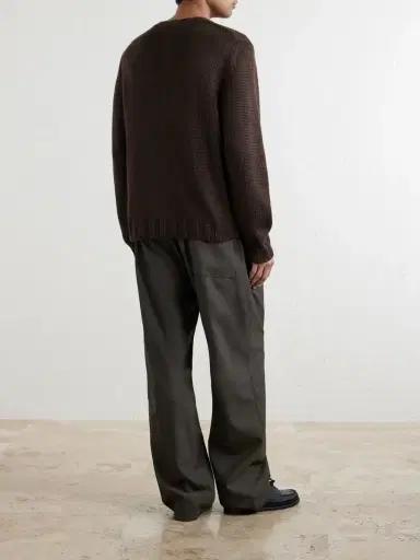 Saman Amel Gio Silk Sweater - Men | Thumbnail 4