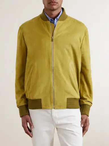 Paul Smith Suede Bomber Jacket - Men | Thumbnail 3