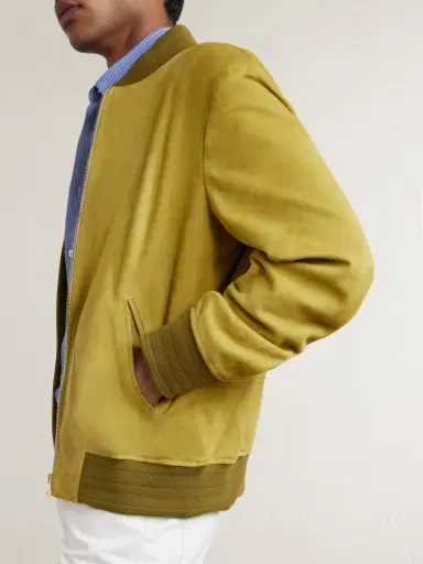 Paul Smith Suede Bomber Jacket - Men | Thumbnail 5