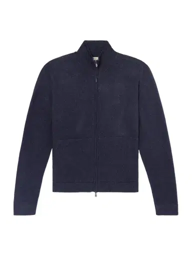 PIACENZA 1733 Cashmere and Linen-Blend Zip-Up Sweater - Men | Thumbnail 1 PIACENZA 1733 Cashmere and Linen-Blend Zip-Up Sweater - Men | Thumbnail 1