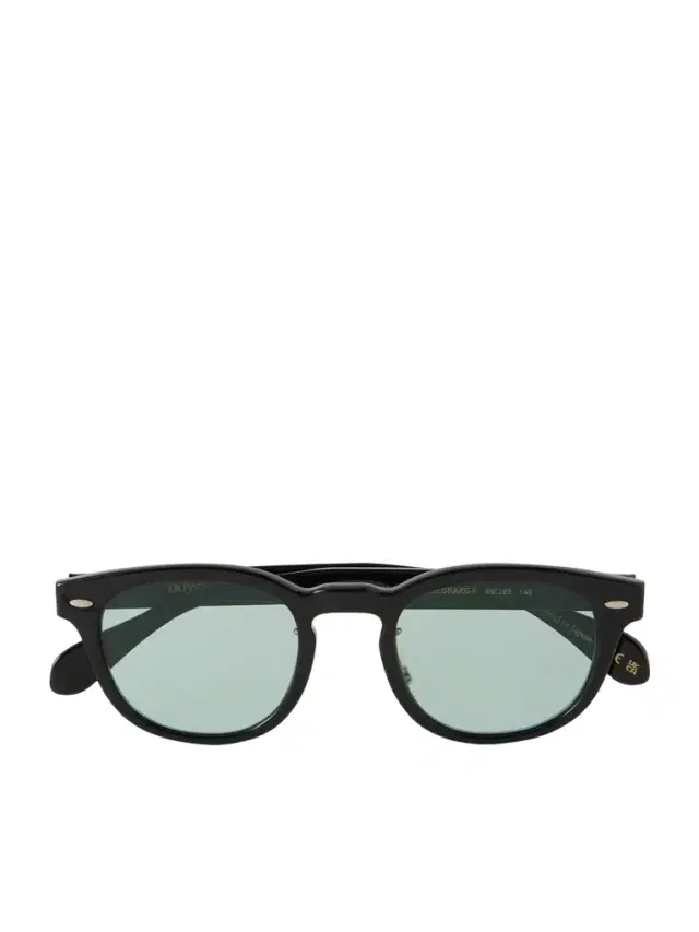 Oliver Peoples Sheldrake-F Round-Frame Acetate Sunglasses - Men