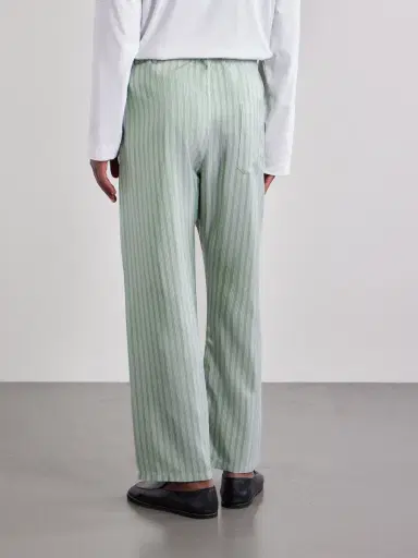 BODE ylvan traight-Leg triped ilk-atin Trousers - Men | Thumbnail 4 BODE ylvan traight-Leg triped ilk-atin Trousers - Men | Thumbnail 4