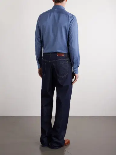 Canali Cotton and Lyocell-Blend Shirt - Men | Thumbnail 4