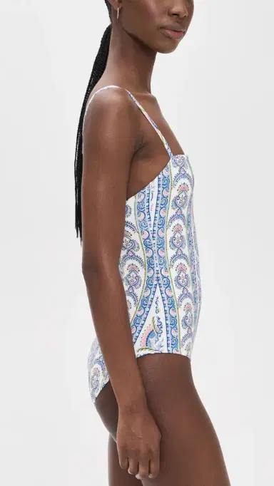 Hill House Home The Giana One Piece Corsica Paisley Blue XL | Thumbnail 4