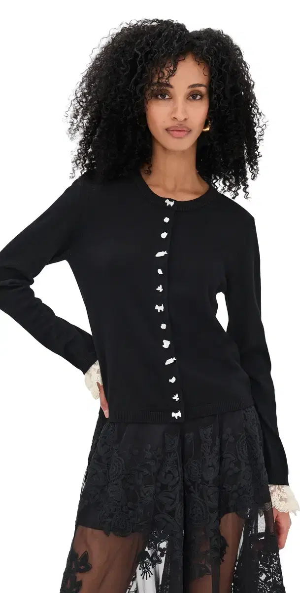 Diane Knit Cardigan Black