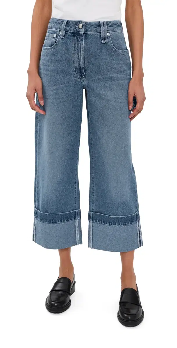 Simone Rocha Straight Leg Jeans Indigo/Pearl/Clear
