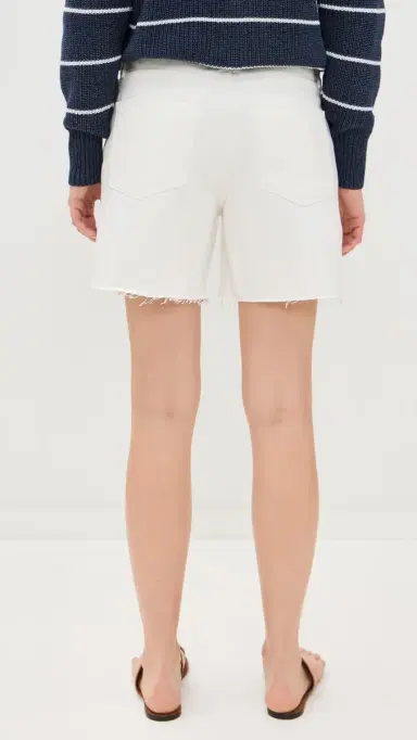 SLVRLAKE Sienna Cut Off Shorts White | Thumbnail 3