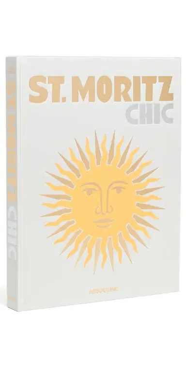 Assouline St. Moritz Chic Book Beige One Size | Thumbnail 1
