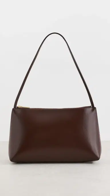 MANSUR GAVRIEL Large Gaia Shoulder Bag Chocolate/Warm Grey One Size | Thumbnail 2 MANSUR GAVRIEL Large Gaia Shoulder Bag Chocolate/Warm Grey One Size | Thumbnail 2