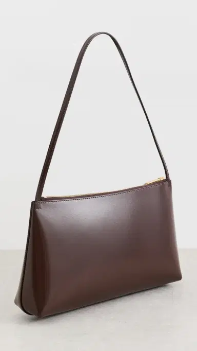 MANSUR GAVRIEL Large Gaia Shoulder Bag Chocolate/Warm Grey One Size | Thumbnail 4 MANSUR GAVRIEL Large Gaia Shoulder Bag Chocolate/Warm Grey One Size | Thumbnail 4