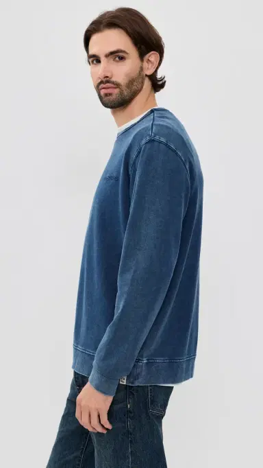 Fair Harbor The altaire Crew Neck Sweatshirt Navy | Thumbnail 4