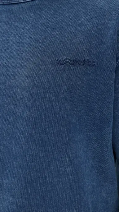 Fair Harbor The altaire Crew Neck Sweatshirt Navy | Thumbnail 6