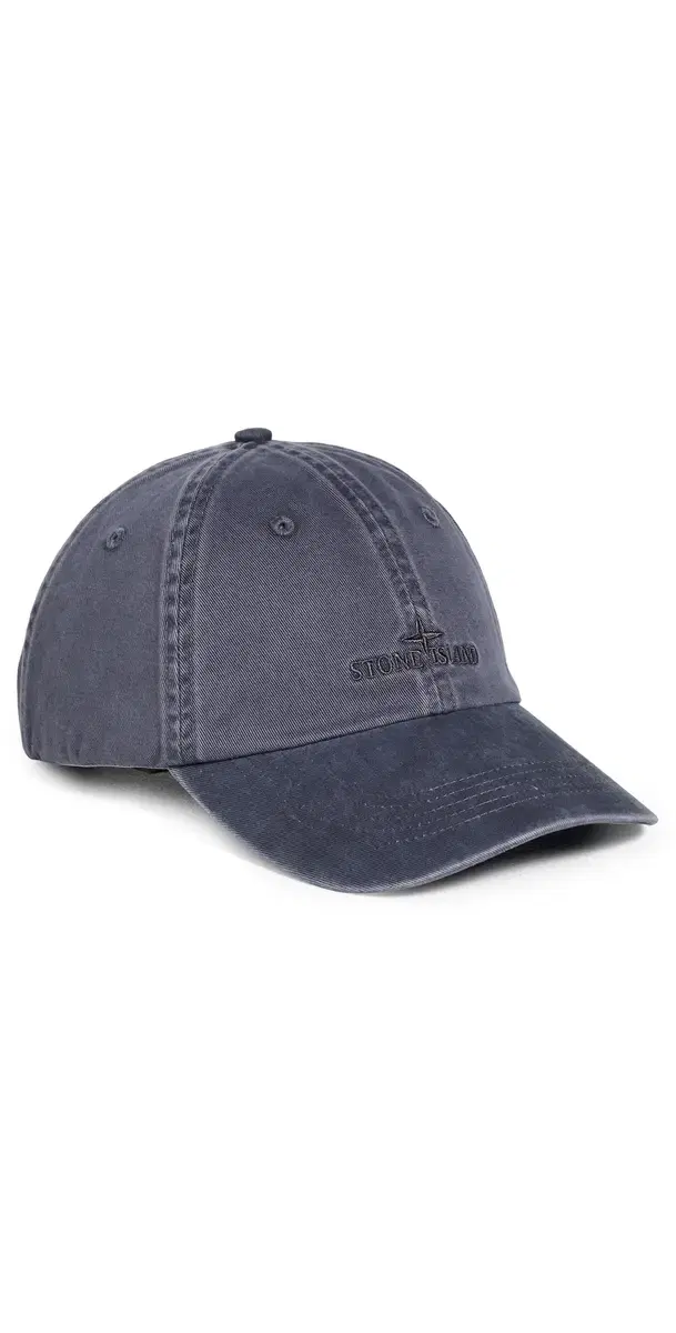 Brushed Cotton Baseball Cap Blue Grey One Size