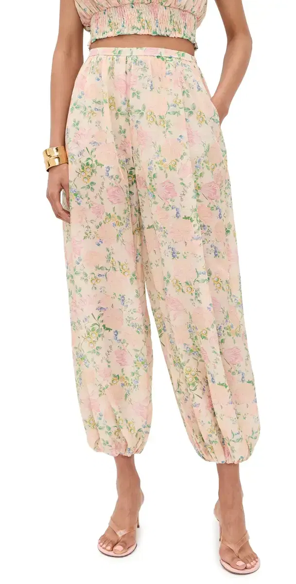 Talia Pants Vintage Floral Print