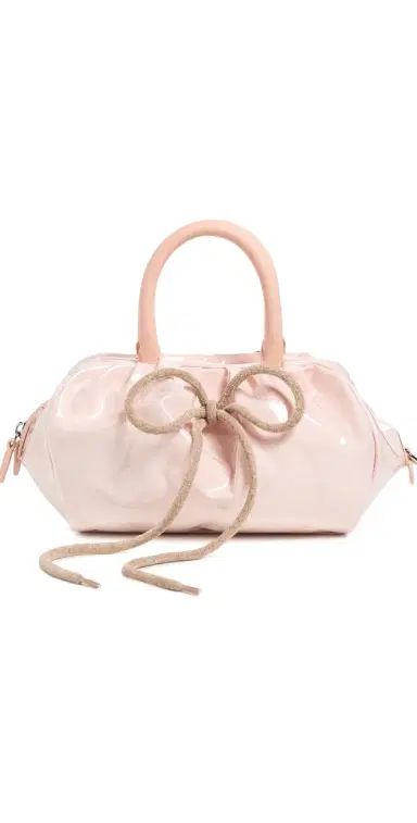 Simone Rocha Mini Gathered Top Handle Bag Clear/Taupe One Size | Thumbnail 1
